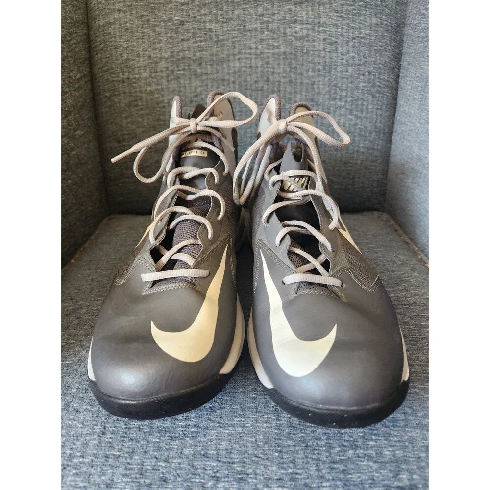 Nike Prime Hype SF Basketball Sneakers in Dark Gray Men's 13